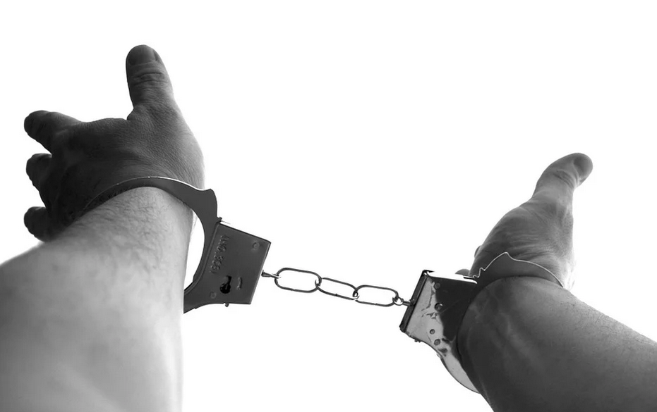 handcuffed hands